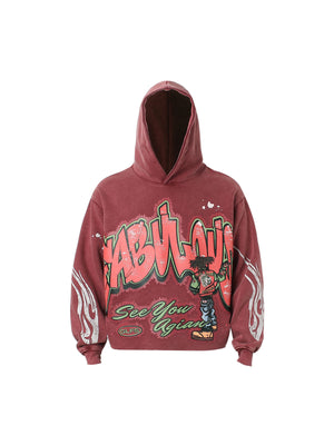 Sneakerhill High Street Fun Printed Hoodie - 2190