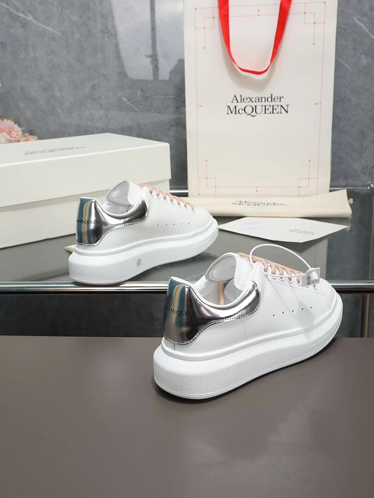 ALMC Oversized Silver and White Sneakers-034 - sneakerhillcom