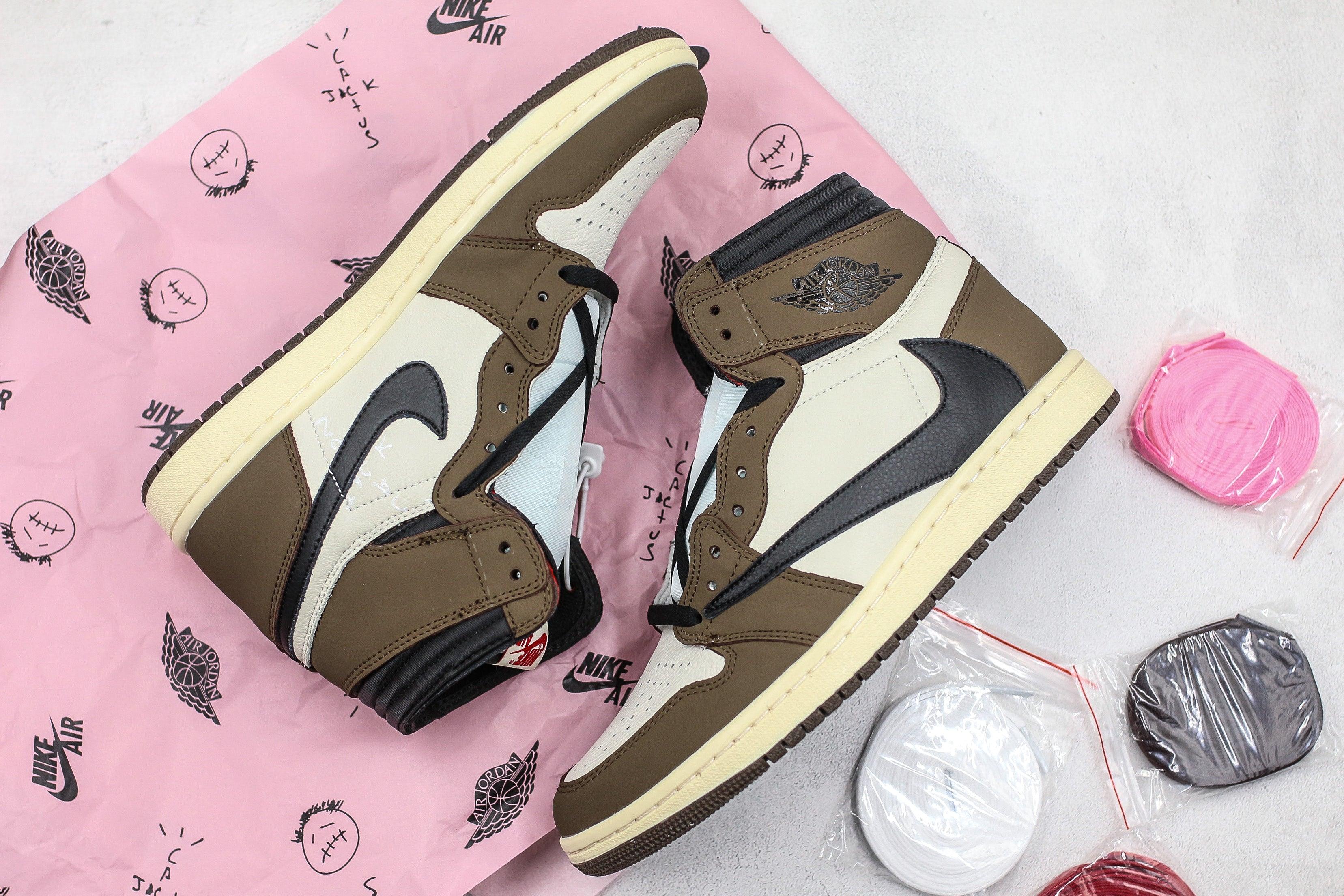 Custom Air Jordan 1 x Travis Scott AJ1 luxurysteps