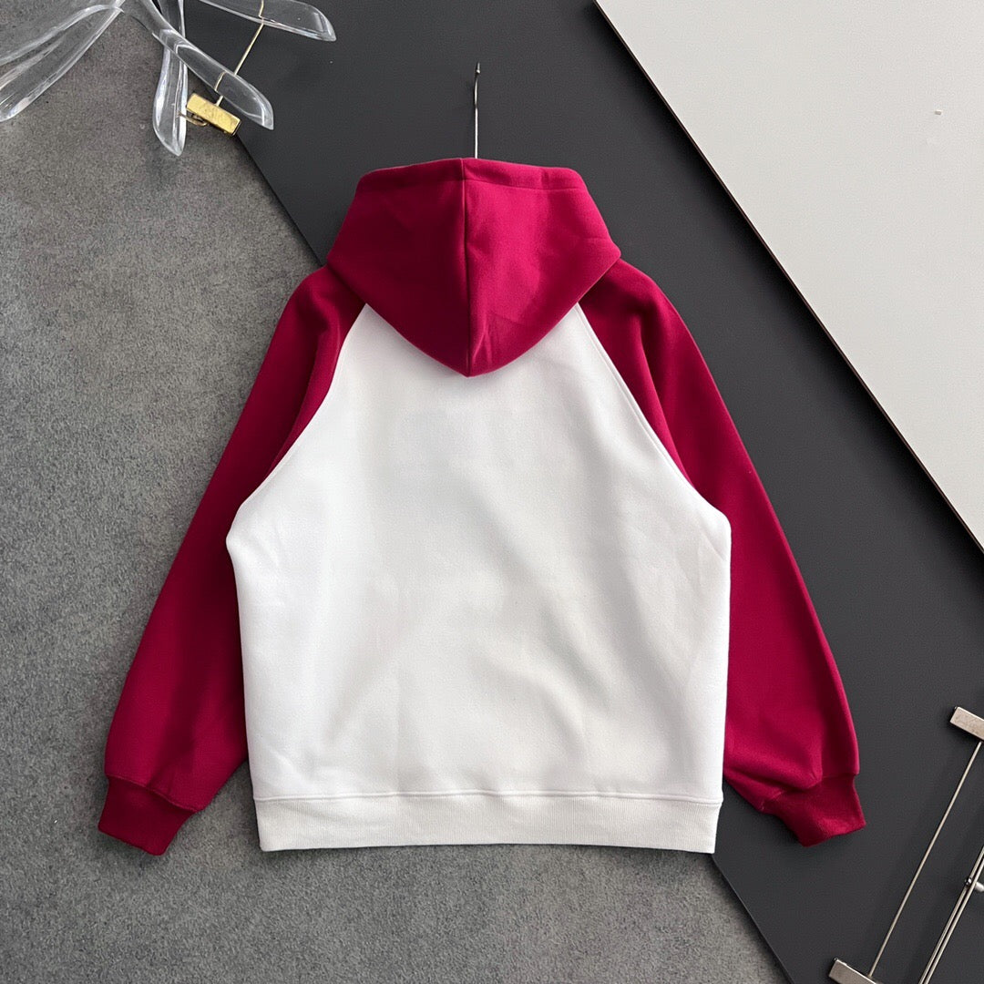 DOR Red and White Hoodie-002 - sneakerhillcom