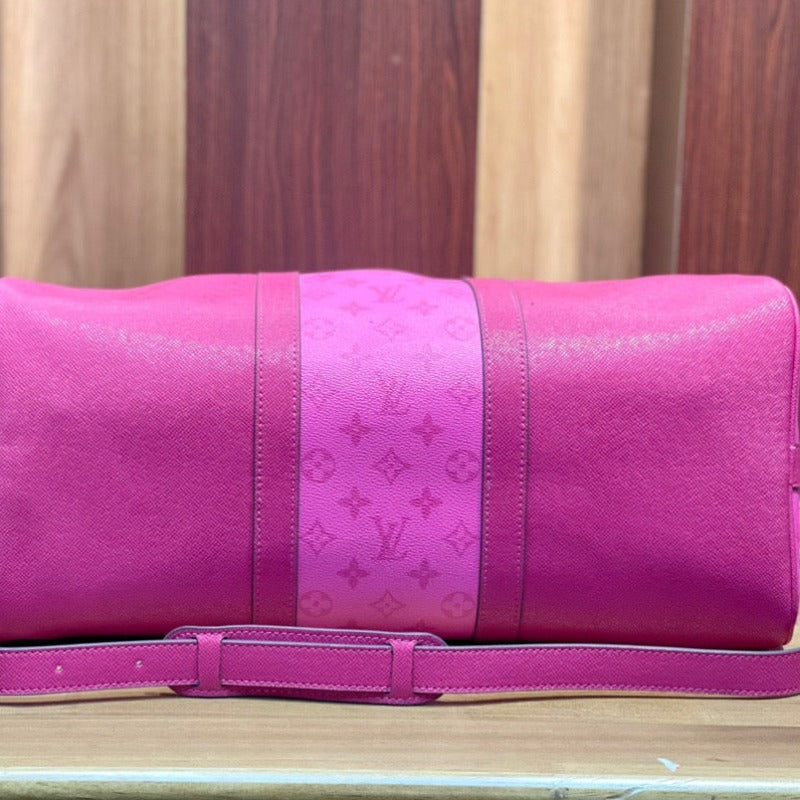 Sneakerhill - Keepall 45 Taigarama Rose Pink Weekend/Travel Bag - sneakerhillcom