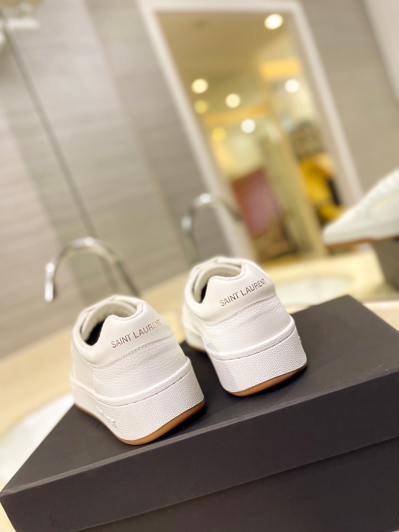 VSL White Leather Sneakers-170 - sneakerhillcom