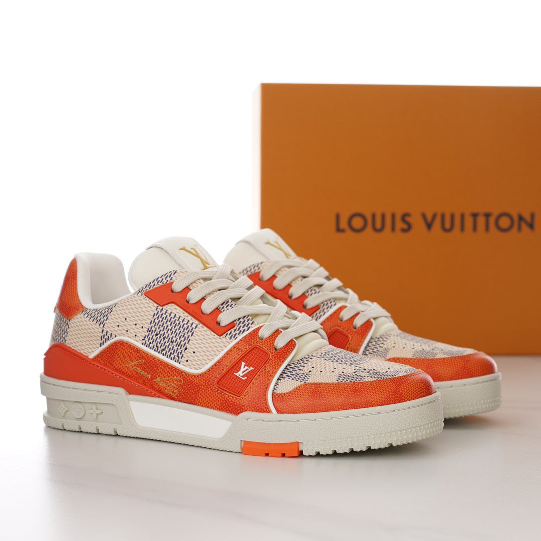 LUV Trainer Orange Sneakers-105 - sneakerhillcom