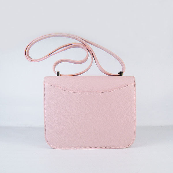 Constance Cowskin Leather Bag H017 pink silver Kilta bags