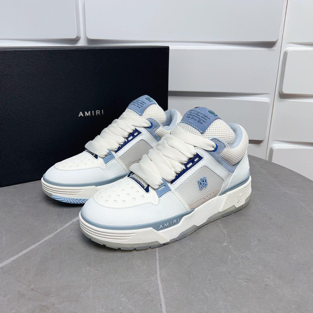 AMR MA-1 White and Blue Sneakers-131 - sneakerhillcom