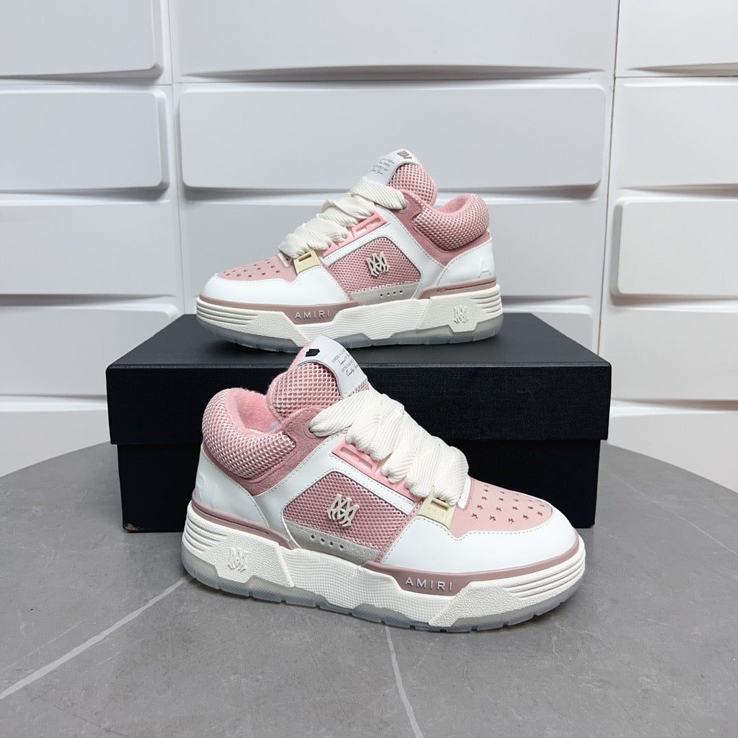 AMR MA-1 White and Pink Sneakers-129 - sneakerhillcom