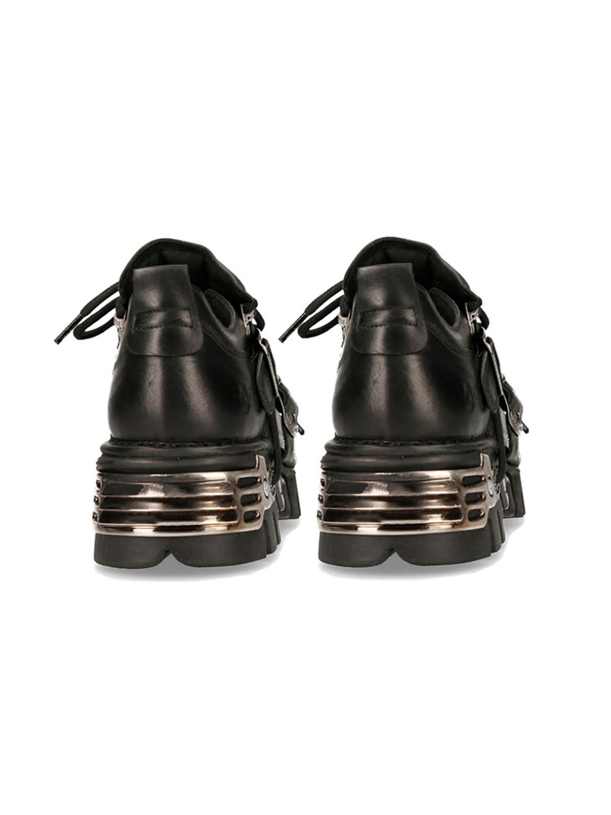 Sneakerhill Retro Punk Style Ankle Platform Boots - 2196