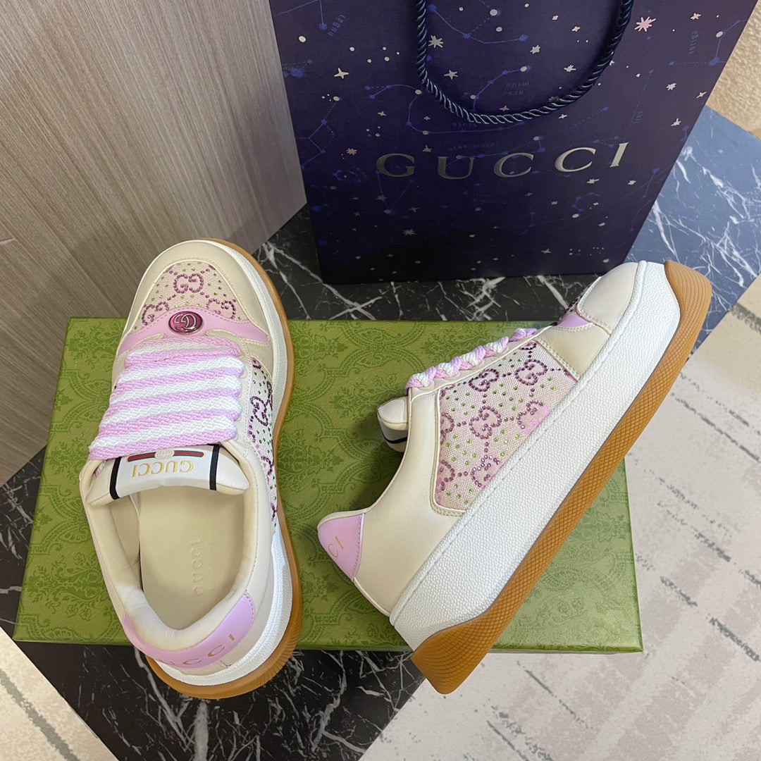 GCI Pink Screener Low Top Sneakers-043 - sneakerhillcom