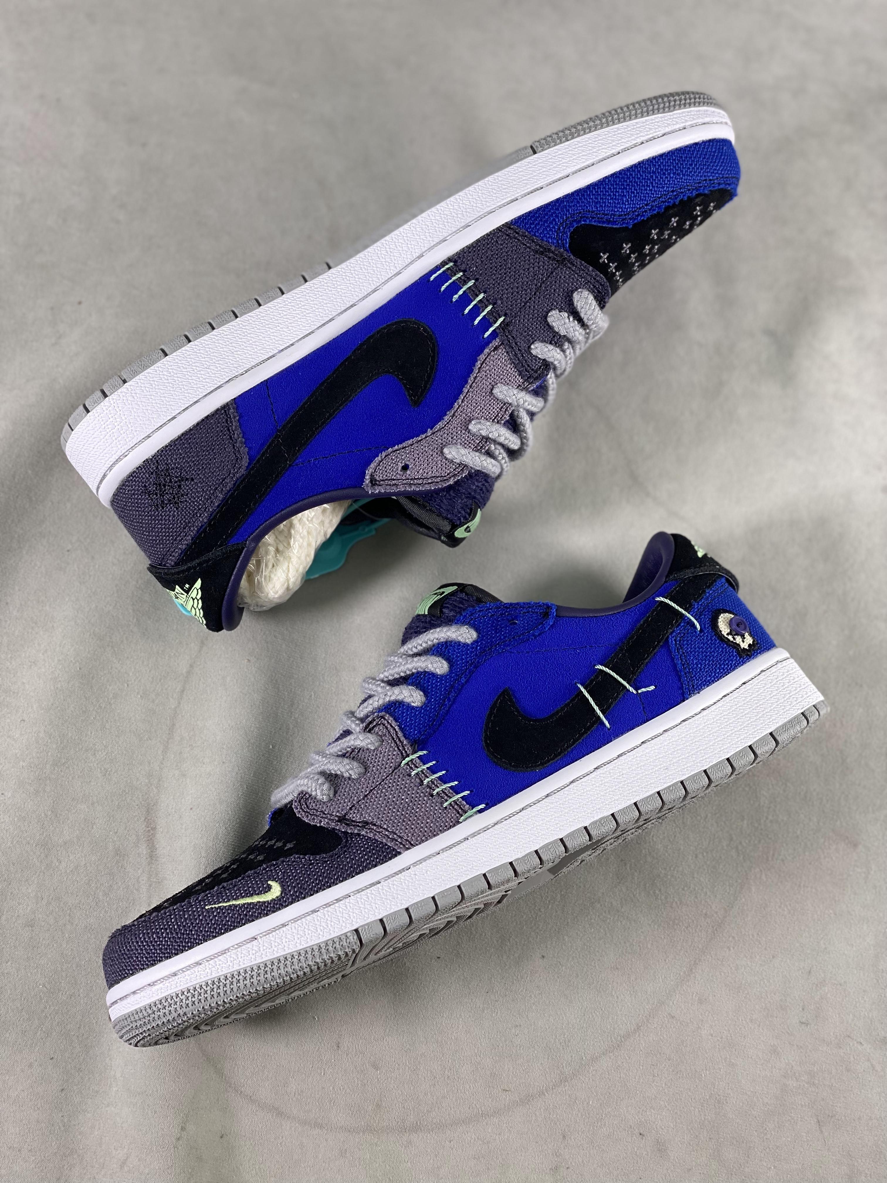 Custom Air Jordan 1 Low OG ZION "Voodoo Alternate"