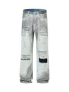 Sneakerhill High Street Distressed Washed Ripped Jeans - sneakerhillcom