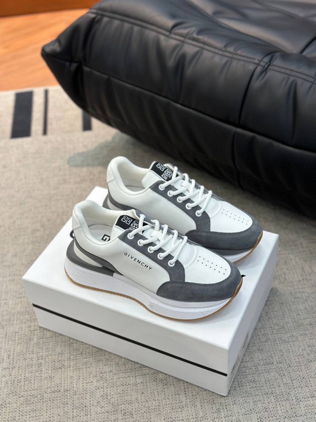 GVC Grey and White Sneakers-019 - sneakerhillcom