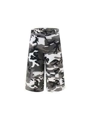 Sneakerhill American High Street Camouflage Workwear Casual Jorts