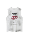 Sneakerhill Original Logo Printed Hand-painted Street Rap Vest SP240704IJ55