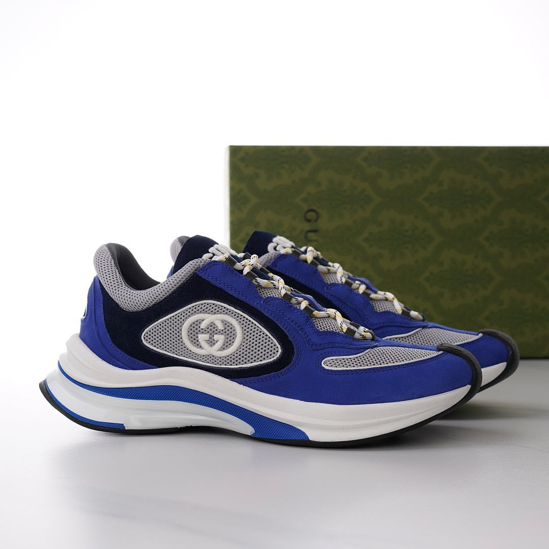 GCI Men New Run Blue Suede Sneakers-181 - sneakerhillcom