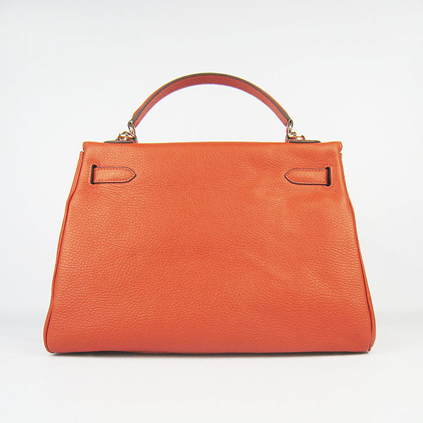 HMS Kelly 32cm Togo Leather 6108 Orange Golden Kilta bags