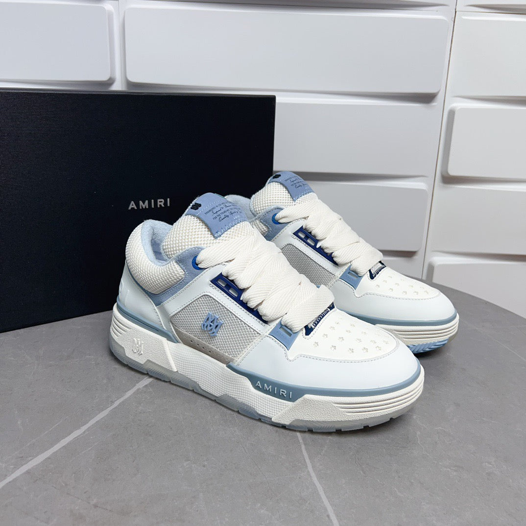 AMR MA-1 White and Blue Sneakers-131 - sneakerhillcom