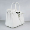 Birkin 30cm Togo Leather Handbags White Silver Kilta bags