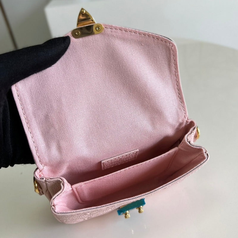 Sneakerhill - Mini Pochette Métis Monogram Bag Pink - sneakerhillcom