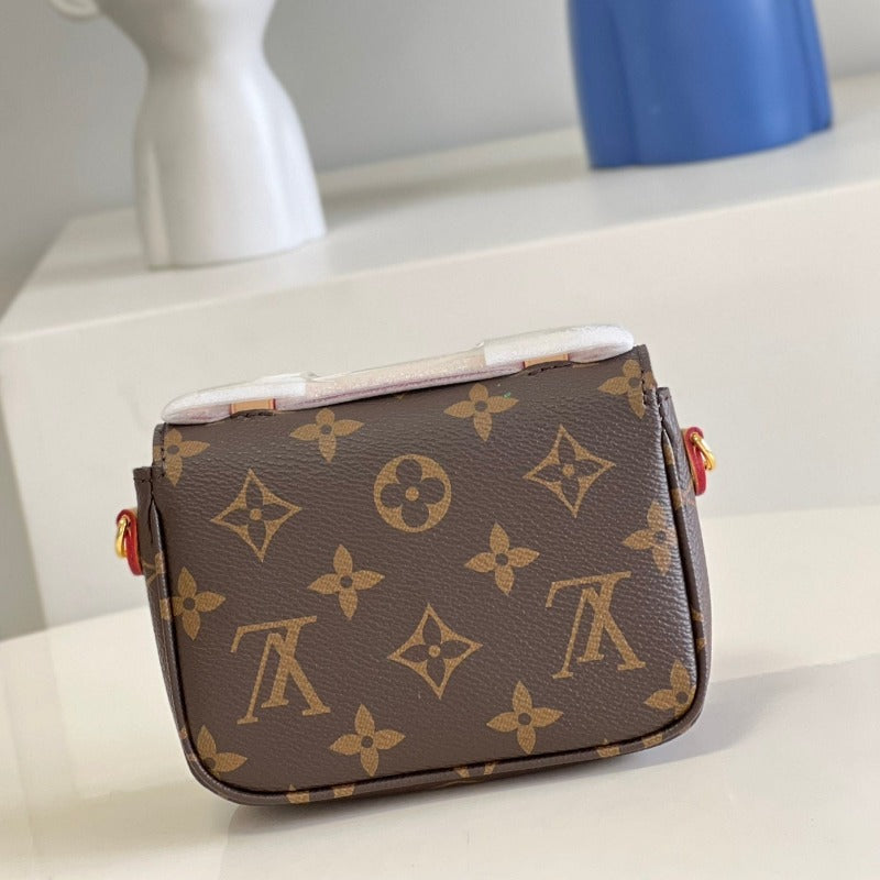 Sneakerhill - Mini Pochette Métis Monogram Bag Brown - sneakerhillcom