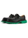 Black Square Toe Leather Shoes - 2119 - sneakerhillcom