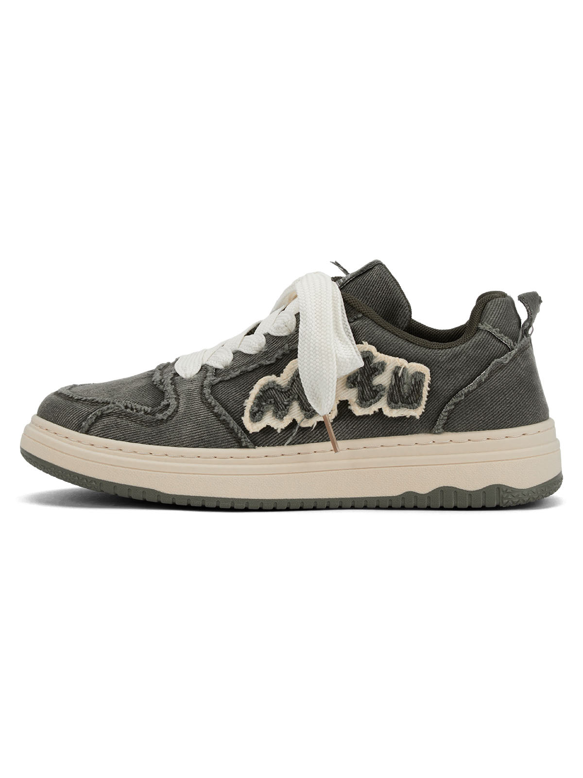 Sneakerhill Retro Patch Design Casual Sneakers - 2101 - sneakerhillcom