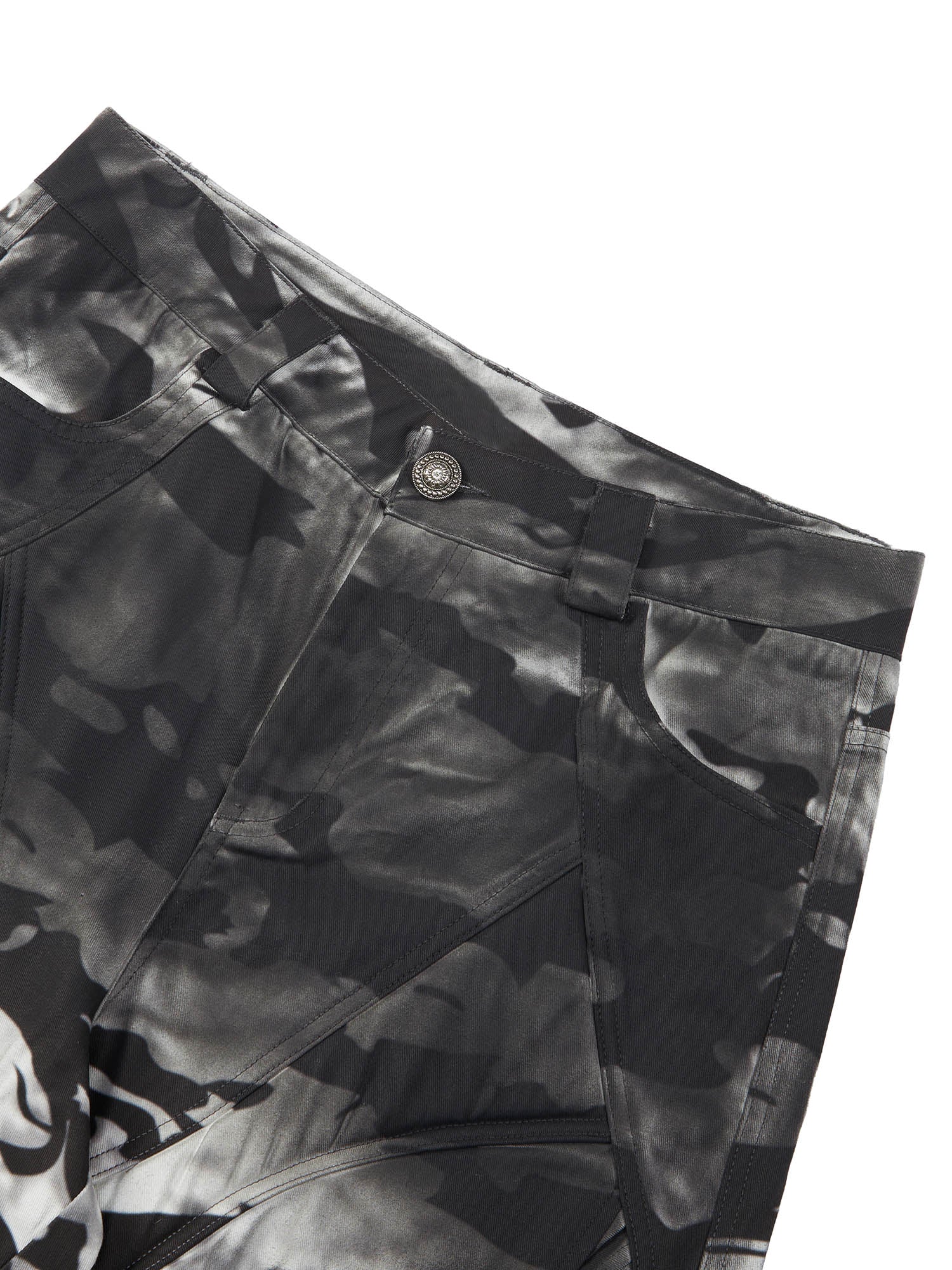 Sneakerhill Tie-Dye Baggy Snow Camouflage Pants - 2109 SP240731VEGU