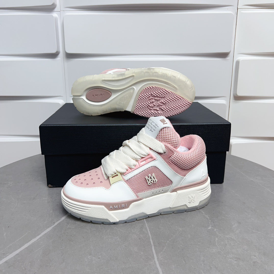 AMR MA-1 White and Pink Sneakers-129 - sneakerhillcom