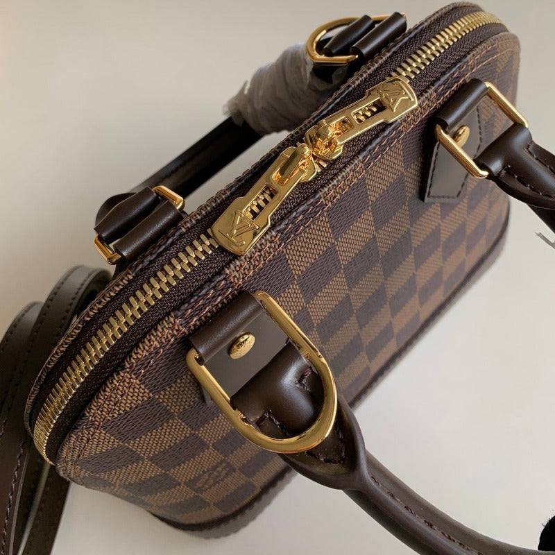 Sneakerhill - Alma BB Monogram  Bag Brown - sneakerhillcom