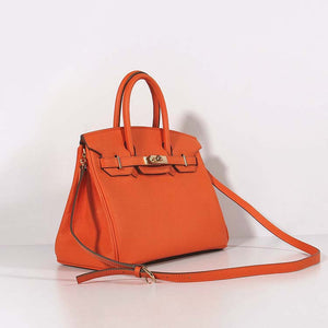 Birkin Bag Togo Leather with Strap Orange Gold - sneakerlandnet