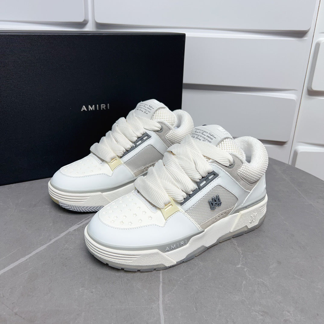 AMR MA-1 White and Grey Sneakers-130 - sneakerhillcom