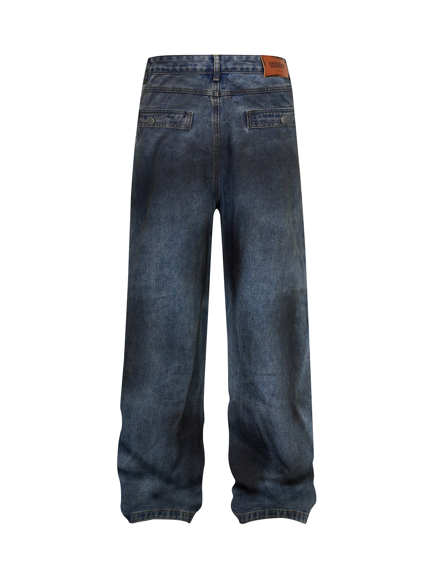 Sneakerhill High Street Hip-hop Distressed Washed Work Jeans - sneakerhillcom