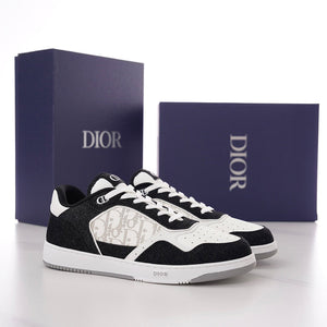 DOR B27 Low-Top Black and White Sneakers-120 - sneakerhillcom