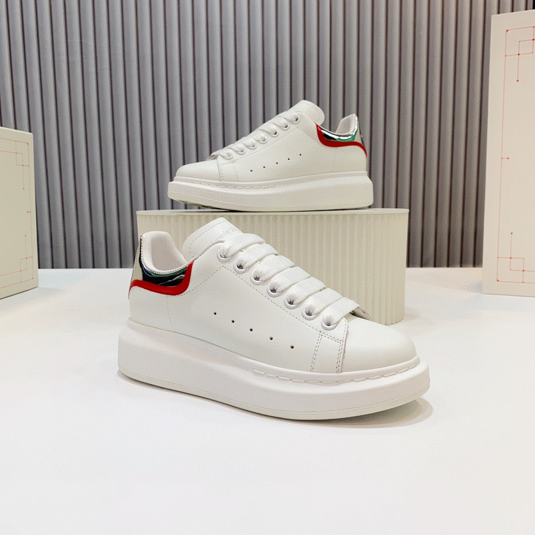 ALMC Silver Red and White Oversized Sneakers-039 - sneakerhillcom