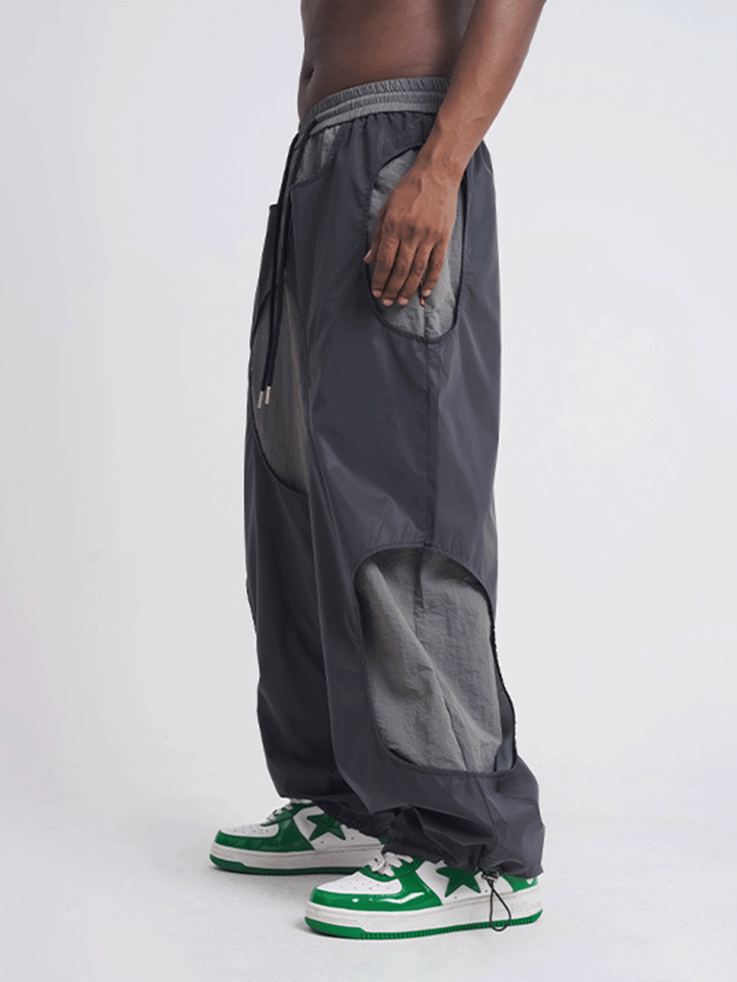 Sneakerhill High Street Reflective Double Layer Pants