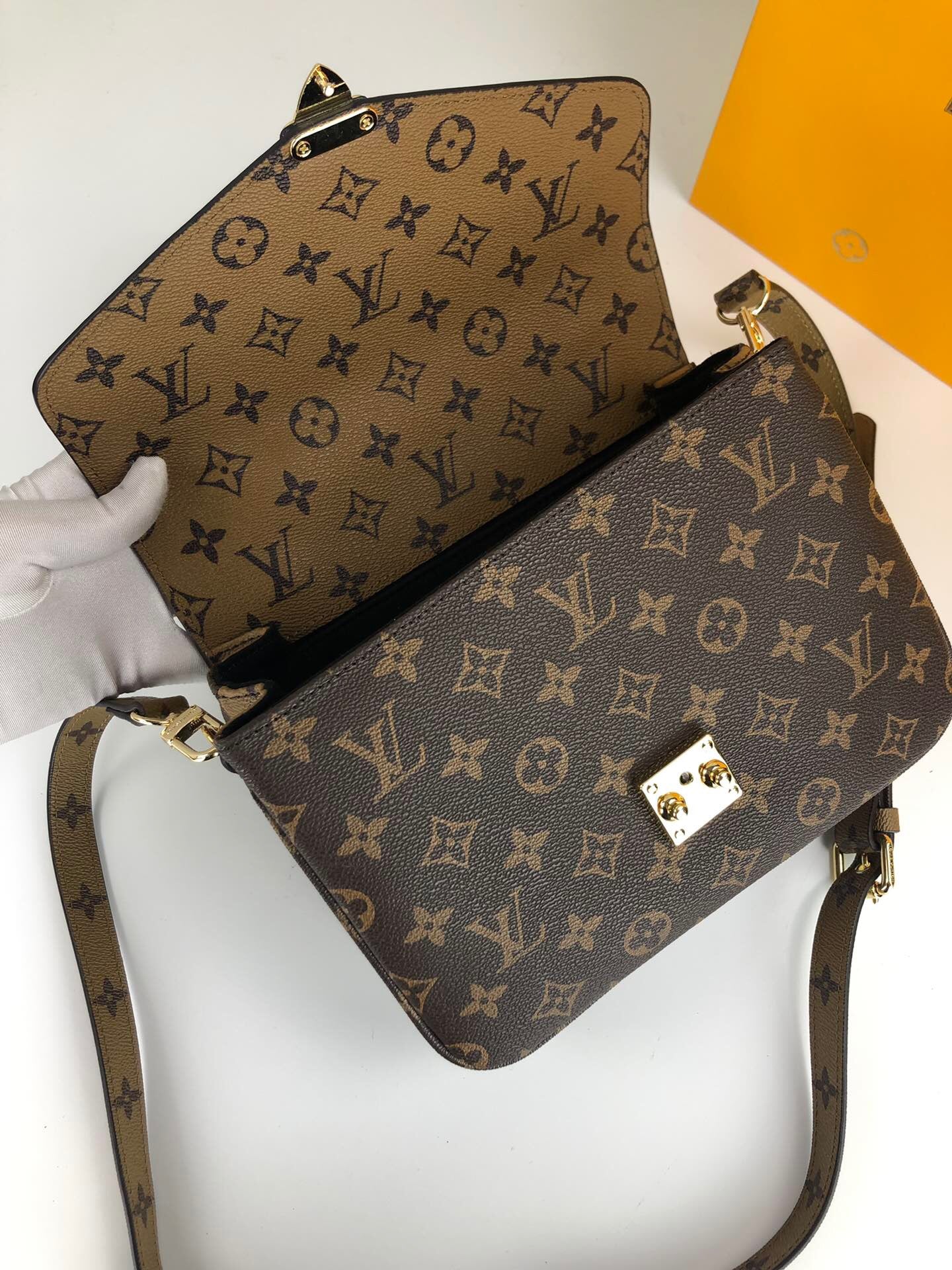 Sneakerhill - Pochette Métis Monogram Bag Mix Brown - sneakerhillcom