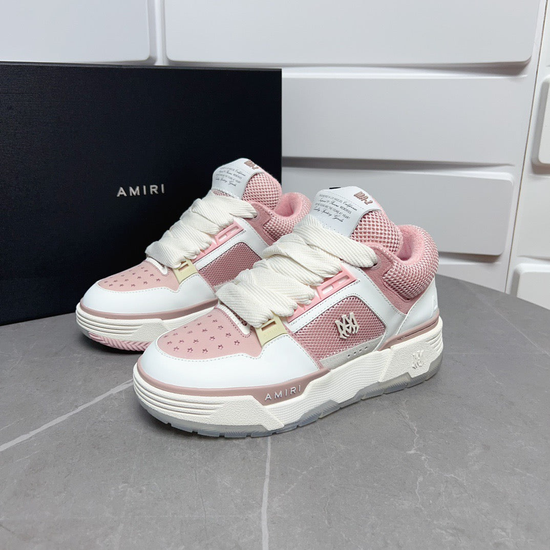 AMR MA-1 White and Pink Sneakers-129 - sneakerhillcom