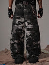 Sneakerhill Tie-Dye Baggy Snow Camouflage Pants - 2109 SP240731VEGU