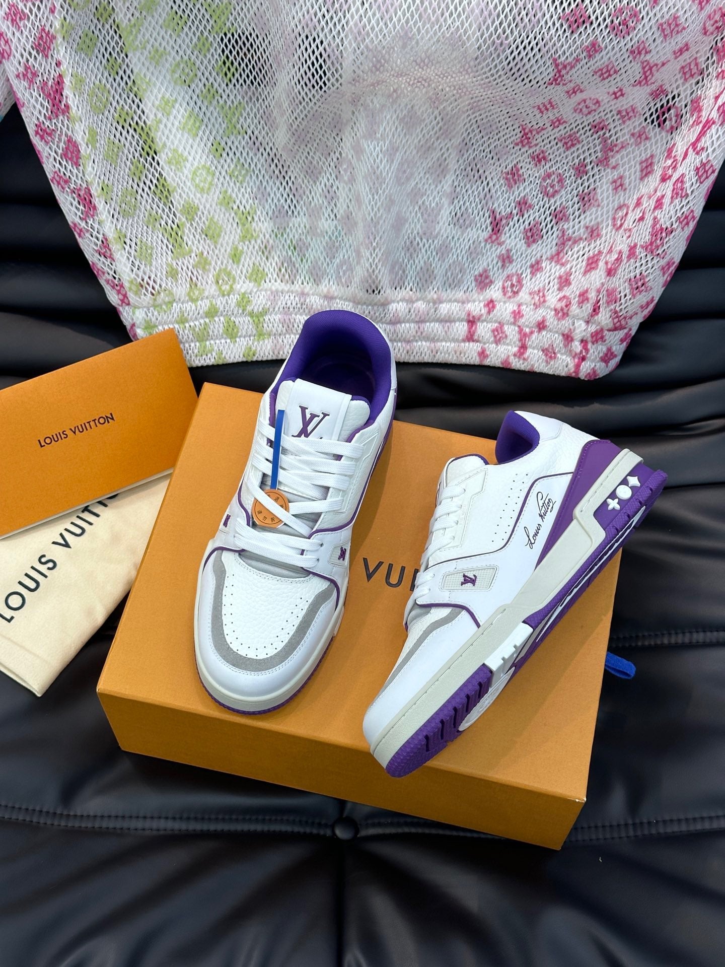 LUV Women's Purple and White Trainer  Sneakers-096 - sneakerhillcom