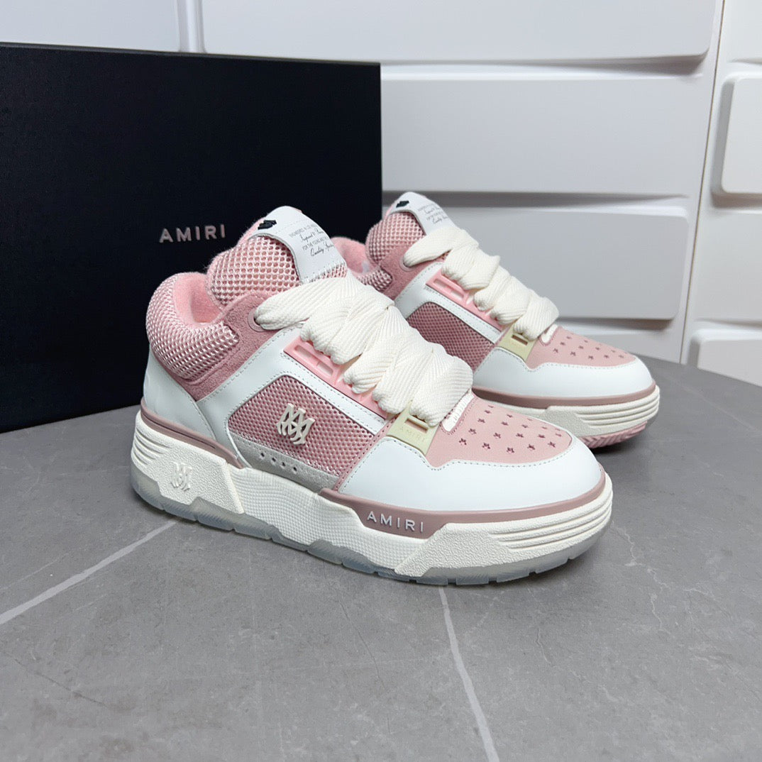 AMR MA-1 White and Pink Sneakers-129 - sneakerhillcom