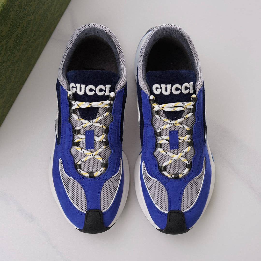 GCI Men New Run Blue Suede Sneakers-181 - sneakerhillcom