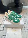 DOR Star Platform Sneaker Green Calfskin and Suede-163 - sneakerhillcom