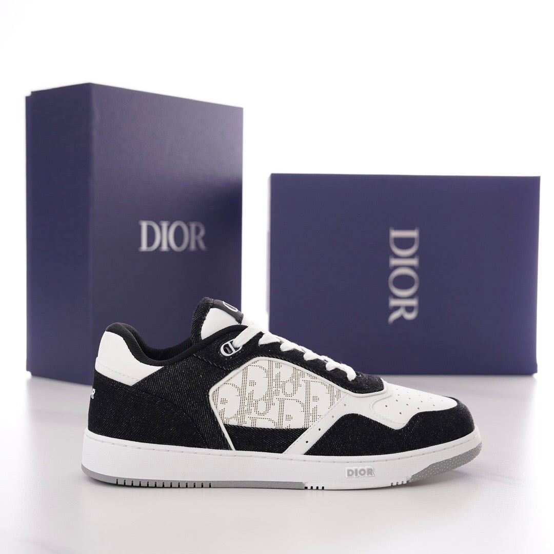 DOR B27 Low-Top Black and White Sneakers-120 - sneakerhillcom