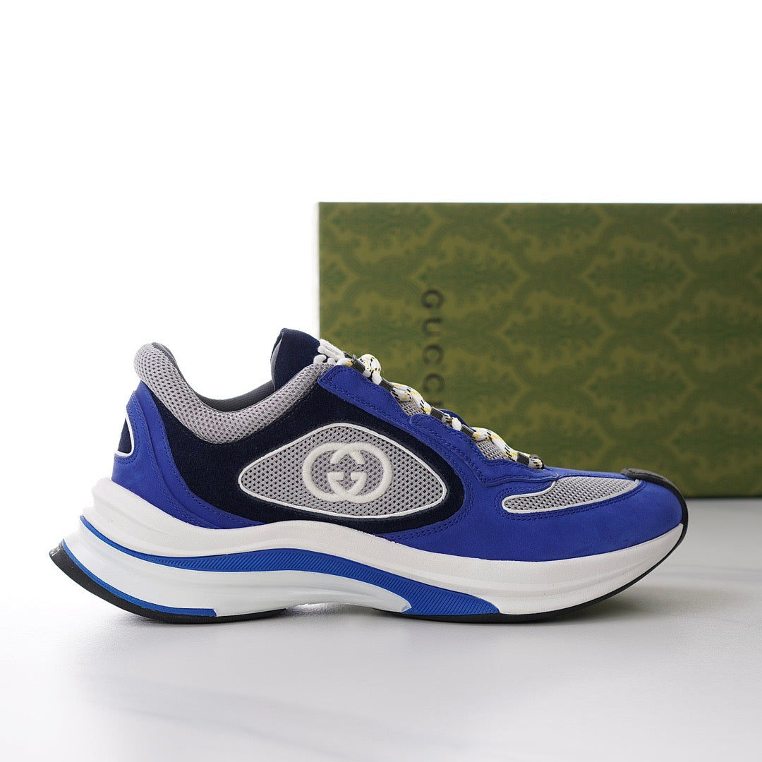 GCI Men New Run Blue Suede Sneakers-181 - sneakerhillcom