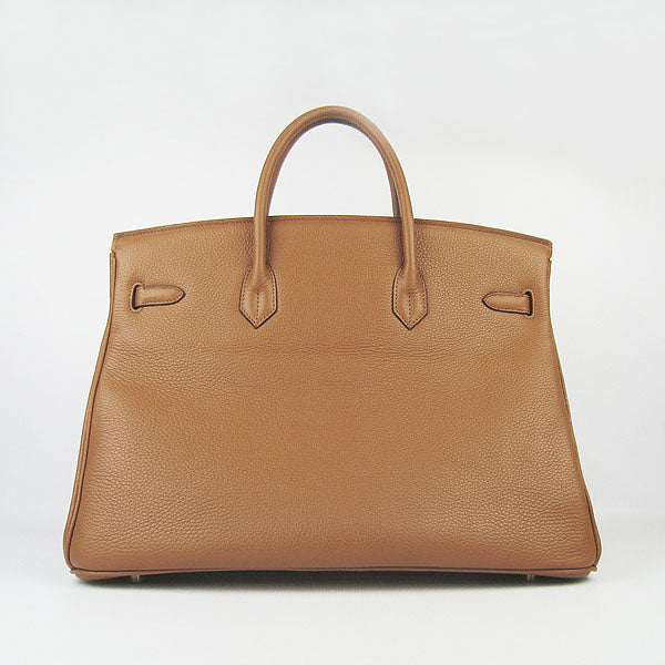 Birkin 35cm Togo Leather Handbags 6099 Light Coffee Golde Kilta bags