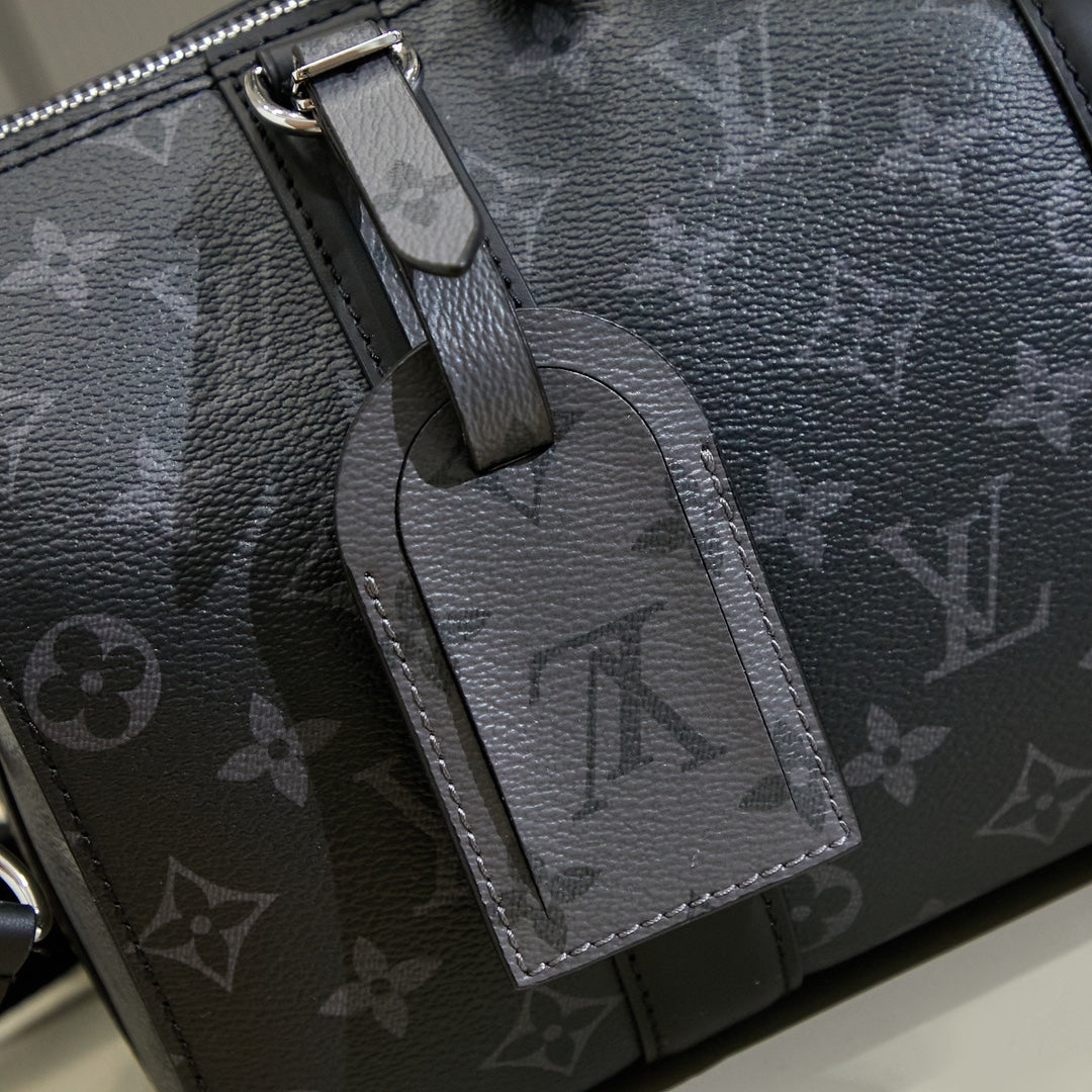 New Fashion Bags LV Monogram Eclipse City Keepall 25 - sneakerhillcom