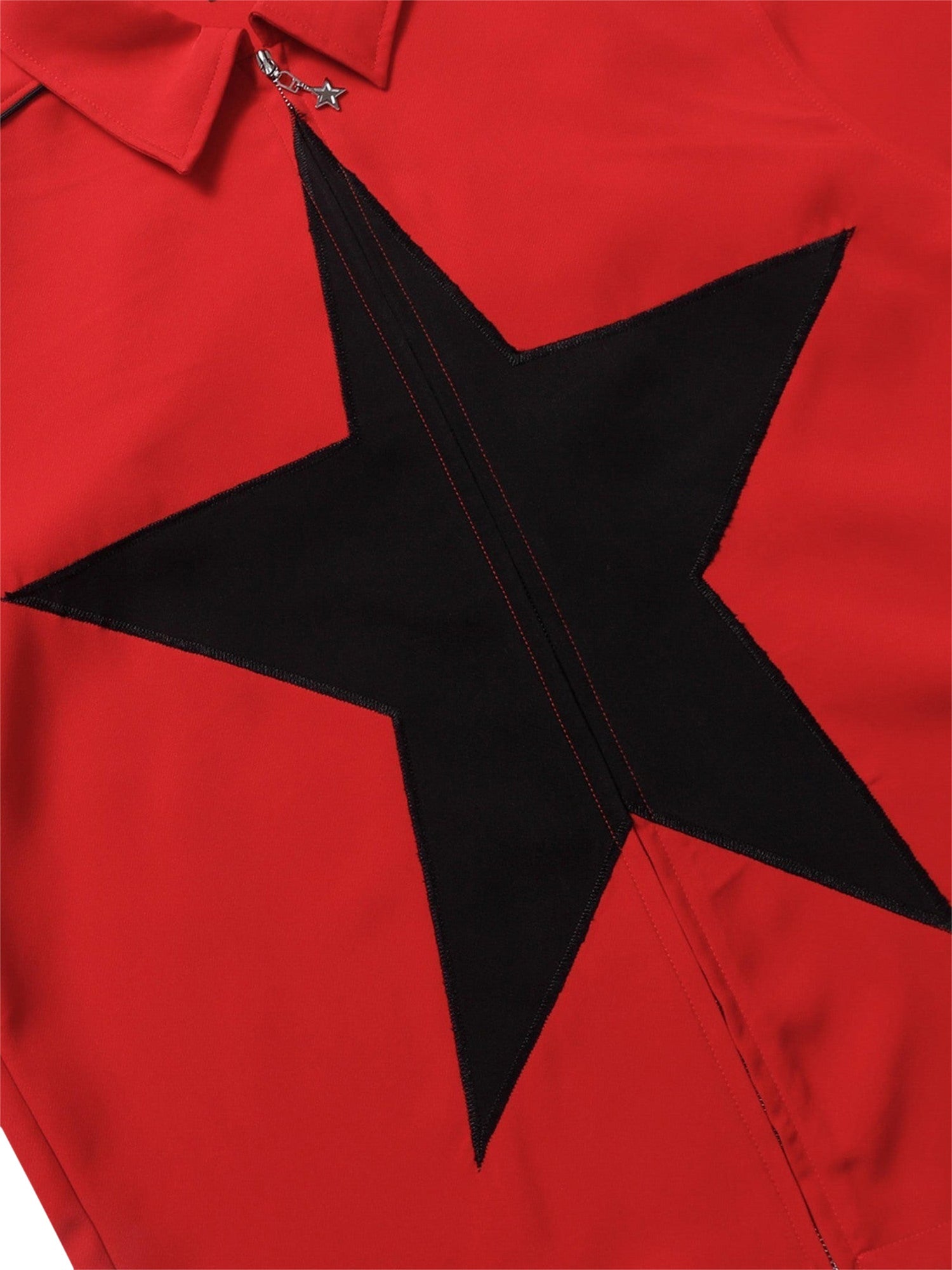 Sneakerhill Star Zipper Design Shirt -1575