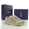 DOR B30 Beige Mesh and Technical Fabric Sneakers -116 - sneakerhillcom