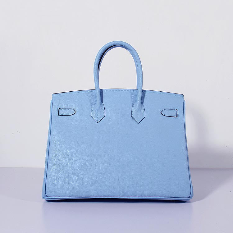 Birkin Bag Epsom Leather Light Blue Gold - sneakerlandnet