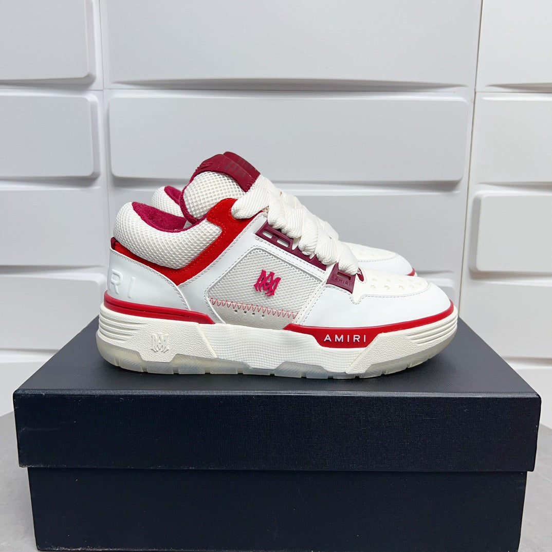 AMR MA-1  White and Red Sneakers-133 - sneakerhillcom