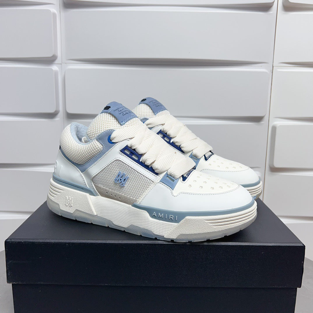 AMR MA-1 White and Blue Sneakers-131 - sneakerhillcom